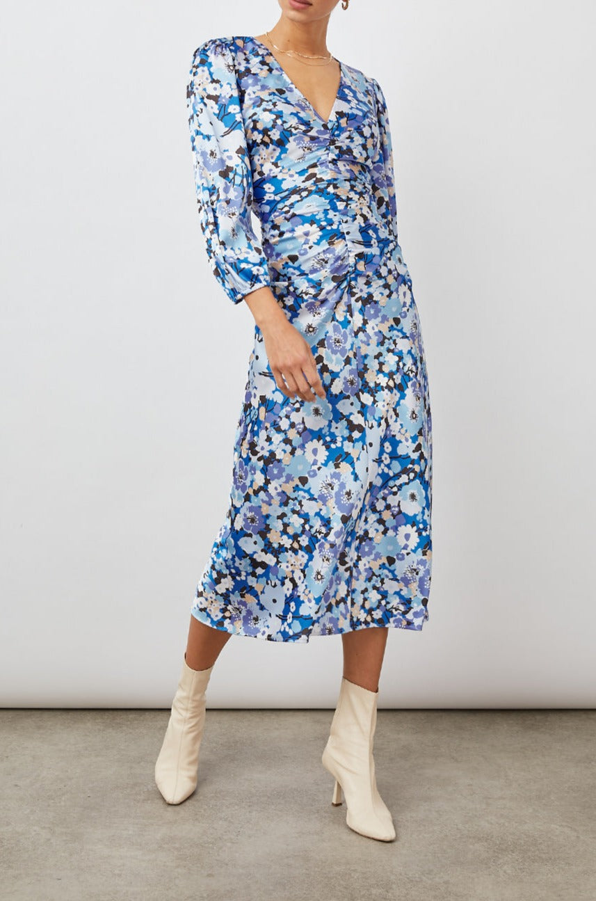 SALEM DRESS ZINNIA - FRONT BODY IN MOTION
