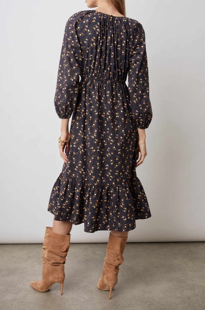 SAL ROMANTIC FLORAL DRESS-BACK