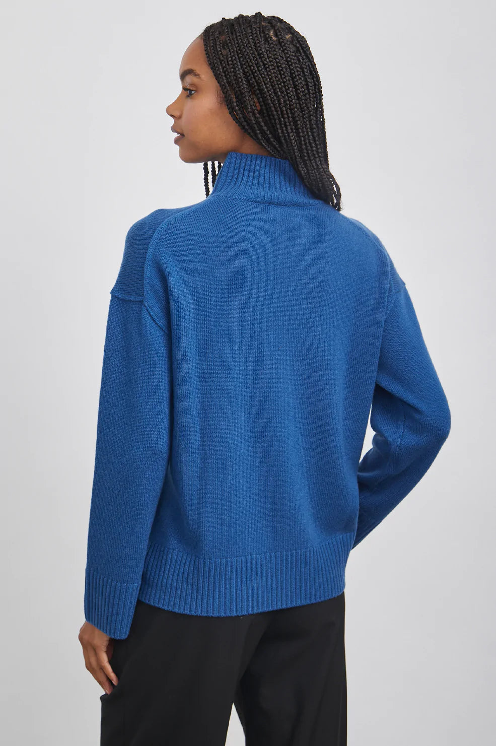 SASHA DELFT BLUE SWEATER-BACK