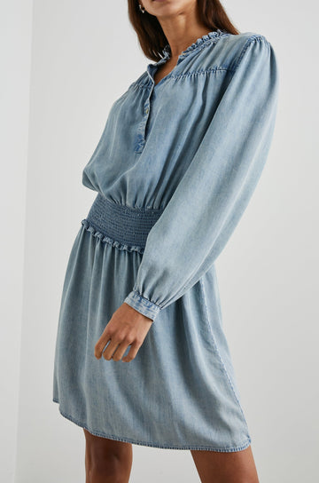 SHAWNA DRESS MED VINTAGE CLOUD WASH - FRONT