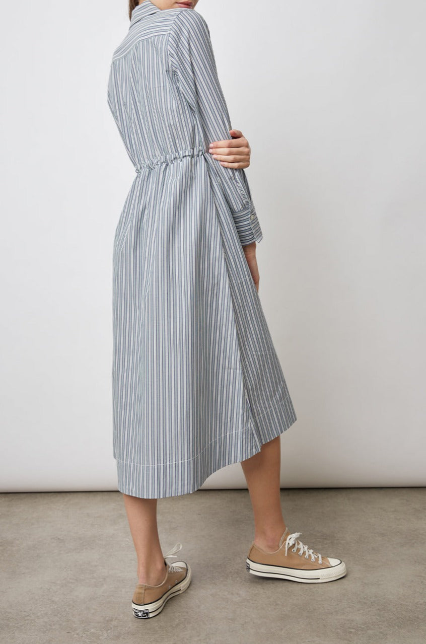 SHIVONNE DRESS - BANK STRIPE