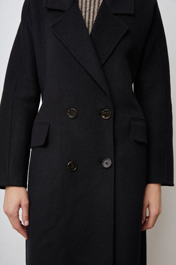 SLOAN BLACK COAT-DETAIL