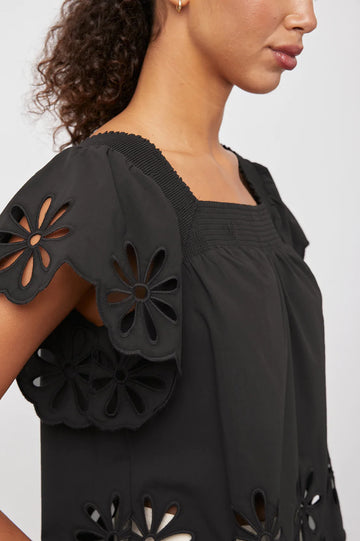 SONORA BLACK EYELET - DETAILS