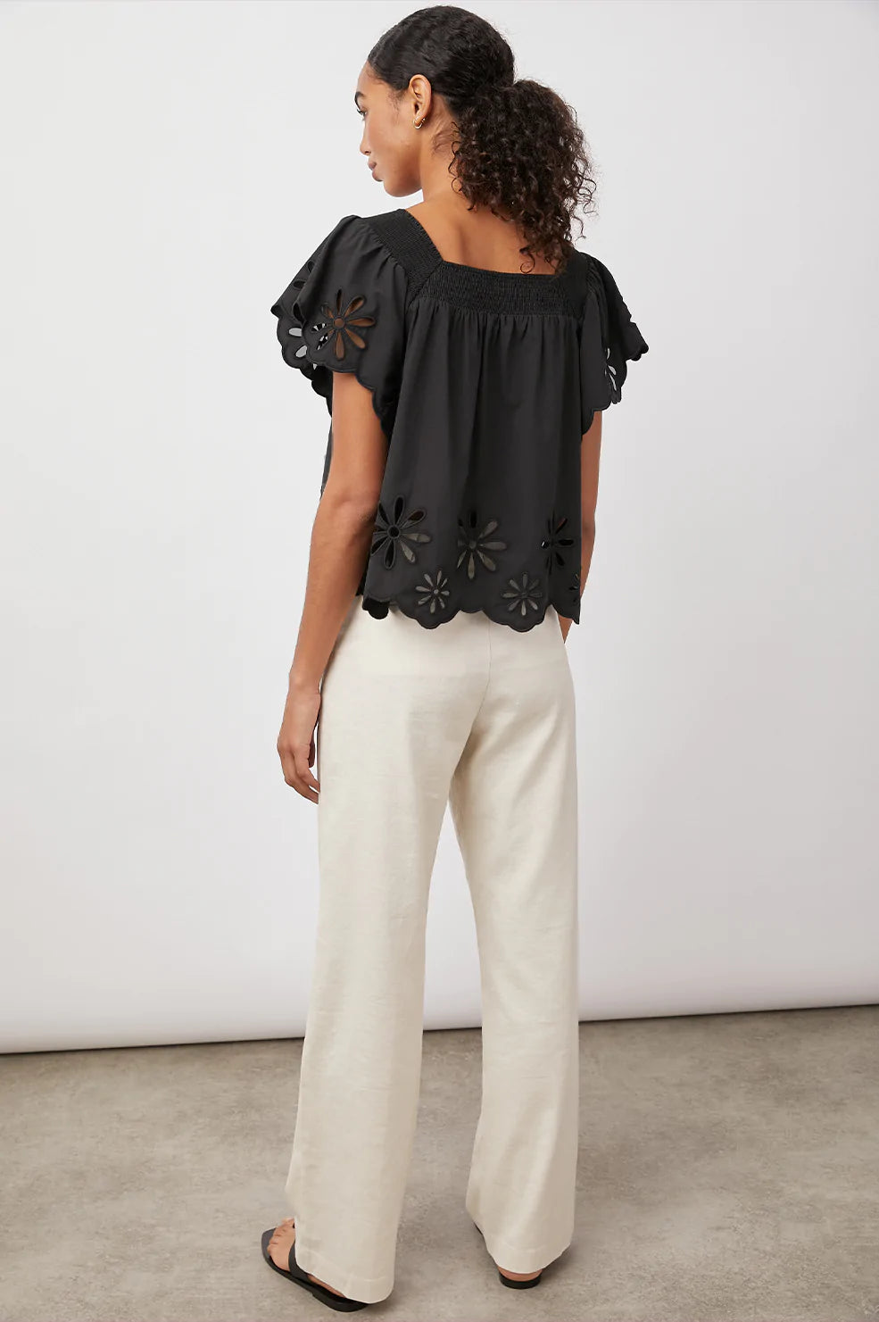 SONORA BLACK EYELET -FULL BACK BODY
