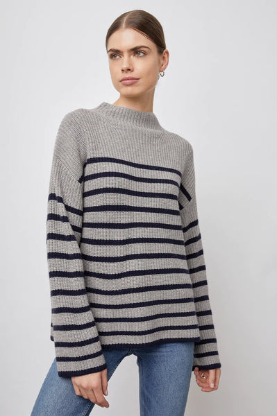 Rails Claudia Sweater in cream + navy deals size XS