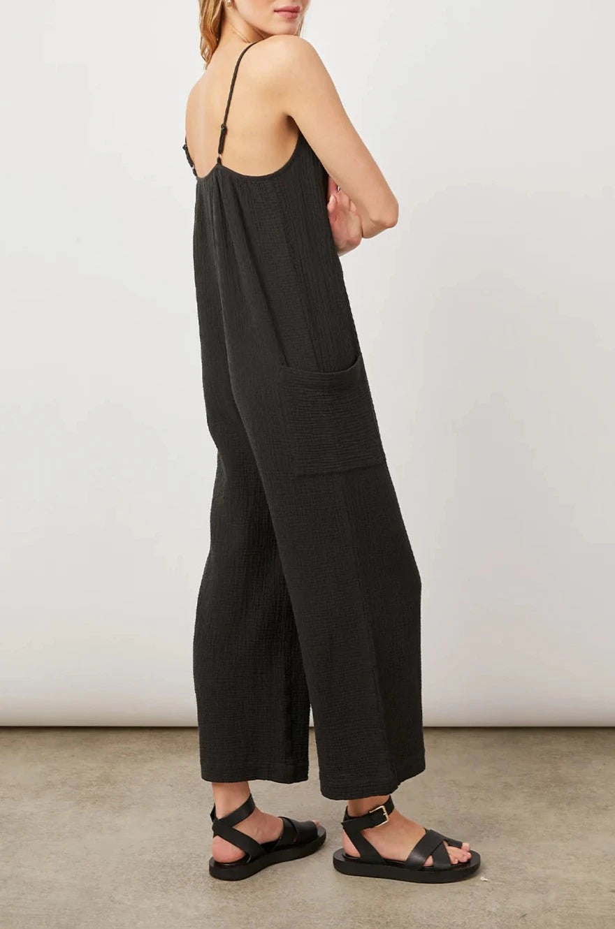 TUCKER BLACK JUMPSUIT-SIDE