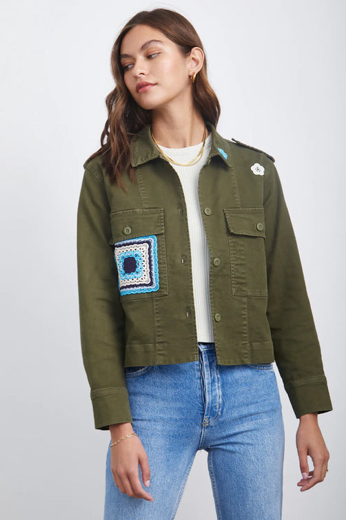 TULI OLIVE JACKET - FRONT