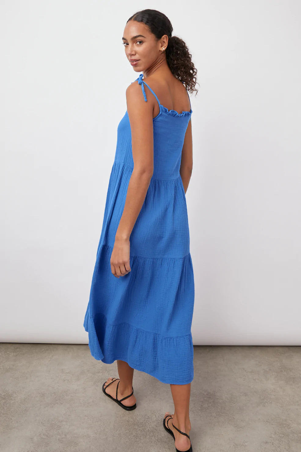 VALERIA PALACE BLUE DRESS- BACK 