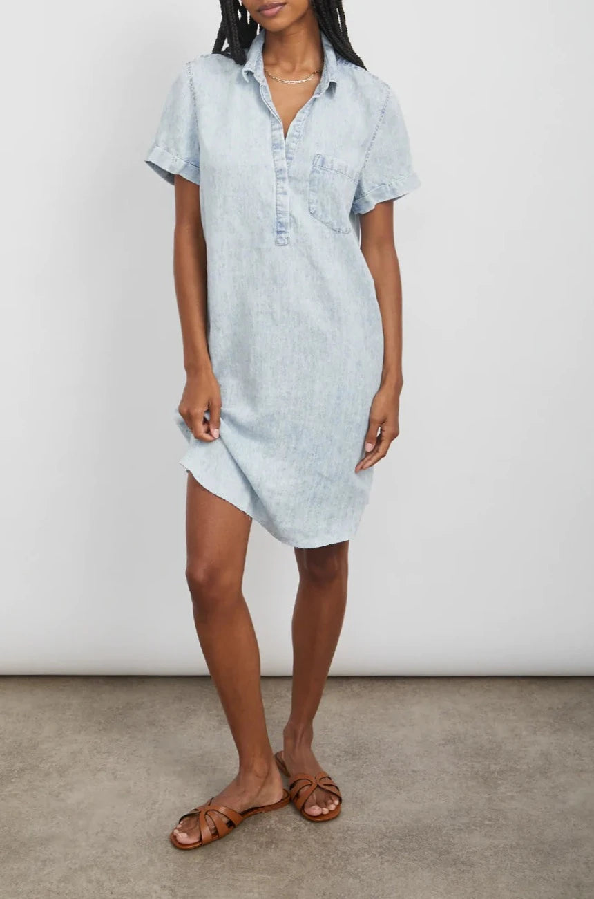 VALERIE LIGH ACID WASH DRESS-FULL FRONT BODY