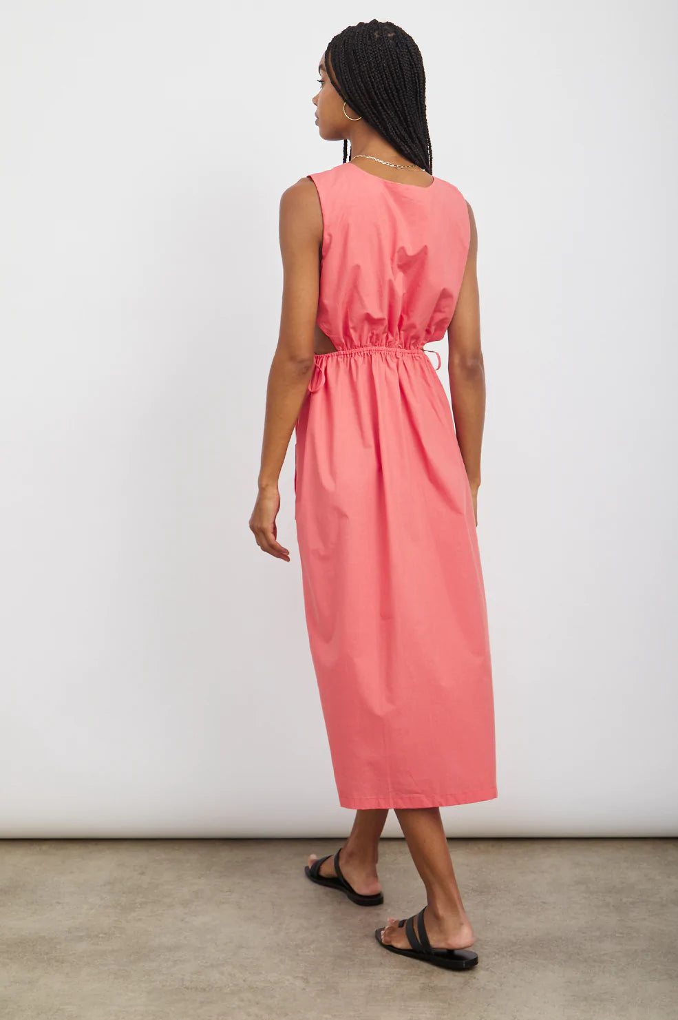 YVETTE SPICED CORAL DRESS-BACK IN MOTION